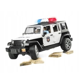 Pojazd policyjny jeep Bruder 02526