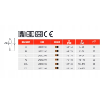 Spodnie robocze długie Lahti Pro L4052204 r. XL