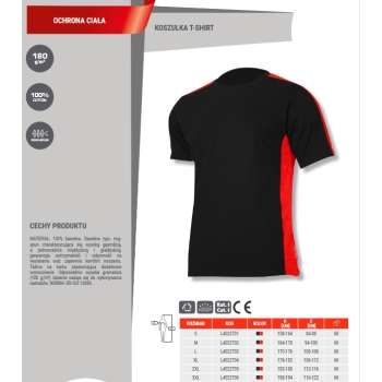 Koszulka robocza t-shirt Lahti Pro L4022705 XXL